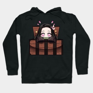 Nezuko is scared Hoodie